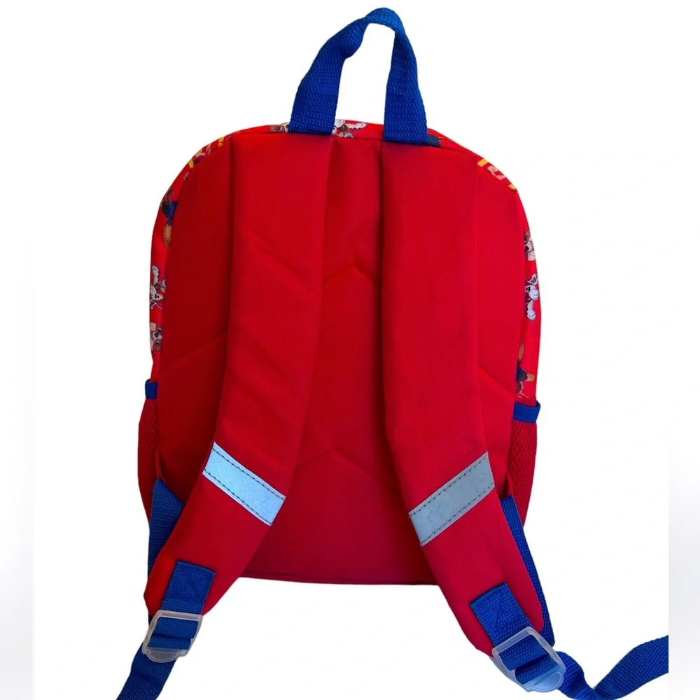Multicolored Backpack Featuring Paw Patrol Characters with Two Zippered Sections